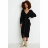 Oliver Bonas Button Through Knitted Black Midi Dress -Default Template 2 unnamed file 2336