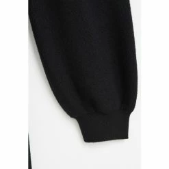 Oliver Bonas Button Through Knitted Black Midi Dress -Default Template 2 unnamed file 2342