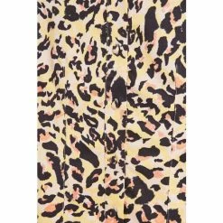 Oliver Bonas Brown Neutral Animal Print Yellow Mini Shirt Dress -Default Template 2 unnamed file 2352