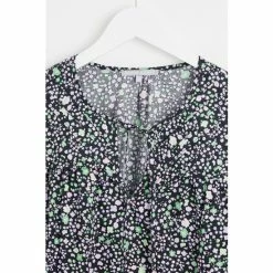 Oliver Bonas Black Ditsy Floral Print Black Mini Dress -Default Template 2 unnamed file 2361