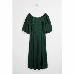 Oliver Bonas Green Jacquard Midi Dress -Default Template 2 unnamed file 2367