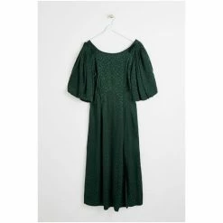 Oliver Bonas Green Jacquard Midi Dress -Default Template 2 unnamed file 2371