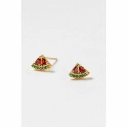 Oliver Bonas Multi Stone Stud Earrings