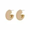 Oliver Bonas Gold Hali Textured Dot Mini Hoop Earrings -Default Template 2 unnamed file 248