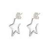 Oliver Bonas Star Outline Small Sterling Silver Hoops -Default Template 2 unnamed file 25