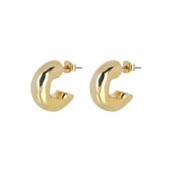 Oliver Bonas Gold Cari Chunky Mini Hoop Earrings -Default Template 2 unnamed file 260