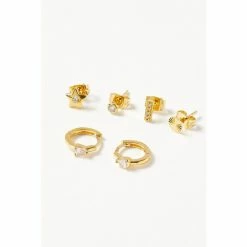 Oliver Bonas Celestial Gold Plate Brass Ear Party Pack