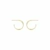 Oliver Bonas Gold Plated Brass Spiral Twisted Hoop Earrings -Default Template 2 unnamed file 329