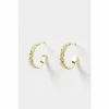 Oliver Bonas GOLD Tone Cordelia Multi Flower Casting Hoop Earrings -Default Template 2 unnamed file 331
