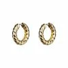 Oliver Bonas Adorn Adelaide Chunky Twist Gold Plate Brass Hoop Earrings -Default Template 2 unnamed file 349