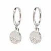 Oliver Bonas Silver Tone Linnea Stone Detail Semi Circle Drop Earrings -Default Template 2 unnamed file 36