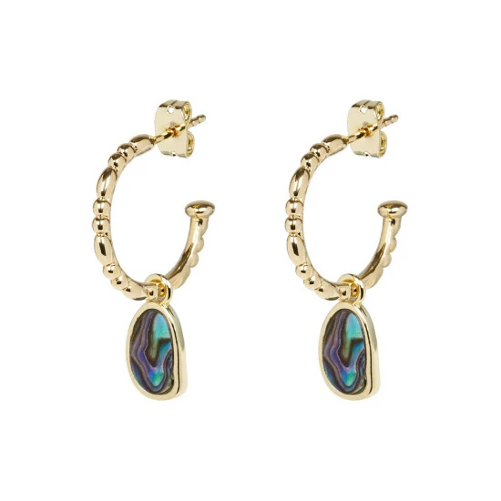 unnamed-file-380.jpg Oliver Bonas Grey Blythe Pebble Charm Paua Shell Gold Plated Hoop Earrings -Default Template 2 unnamed file 380