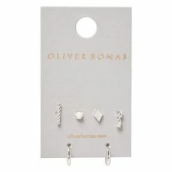 Oliver Bonas Rebel Mixed Stud & Hoop Sterling Silver Pack -Default Template 2 unnamed file 43