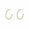 Oliver Bonas Gold Ilaria Dot Detail Gold Plated Hoop Earrings Large -Default Template 2 unnamed file 436