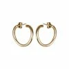 Oliver Bonas Megumi Circle Loop Gold Plated Brass Hoop Earrings -Default Template 2 unnamed file 488