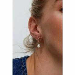 Oliver Bonas Natural Ariana Flower And Pearl Drop Stud Earrings -Default Template 2 unnamed file 497