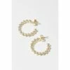Oliver Bonas Gold Ilaria Dot Detail Gold Plated Hoop Earrings Small -Default Template 2 unnamed file 517