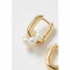 Oliver Bonas Gold Bondi Pearl Mismatched Hoop Earrings Pack Of Four -Default Template 2 unnamed file 532