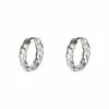 Oliver Bonas Silver Tone Cisco Twisted Huggie Earrings -Default Template 2 unnamed file 572