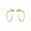 Oliver Bonas Heart Twist Outline Gold Plated Hoop Earrings -Default Template 2 unnamed file 590