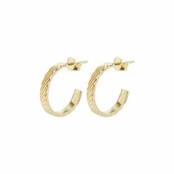 Oliver Bonas Aziza Engraved Lines Hoop Earrings -Default Template 2 unnamed file 627