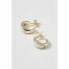 Oliver Bonas Oriana Mother Of Pearl Inlay White Hoop Earrings -Default Template 2 unnamed file 628