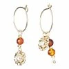 Oliver Bonas Natural Valentina Flower Motif Drop Hoop Earrings -Default Template 2 unnamed file 695