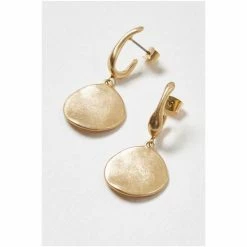 Oliver Bonas Gold Toned Nara Drop Earrings -Default Template 2 unnamed file 705