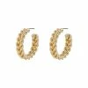 Oliver Bonas Gold Marina Twist Hoop Earrings -Default Template 2 unnamed file 72