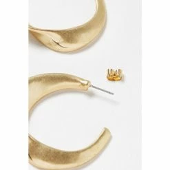 Oliver Bonas Gold Tone Maria Hoop Earrings -Default Template 2 unnamed file 729