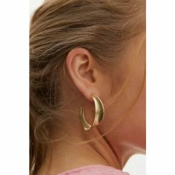 Oliver Bonas Gold Tone Maria Hoop Earrings -Default Template 2 unnamed file 730