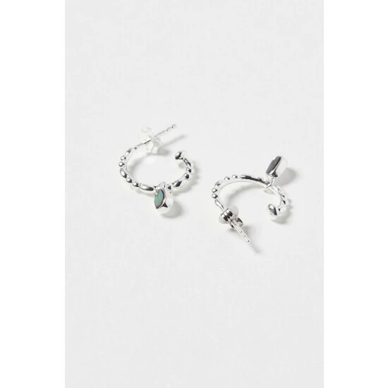 unnamed-file-736.jpg Oliver Bonas Natural Blythe Pebble Charm Paua Shell Silver Coloured Hoop Earrings -Default Template 2 unnamed file 736