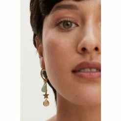 Oliver Bonas Natural Mini Hoop Earrings -Default Template 2 unnamed file 802