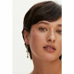 Oliver Bonas Natural Mini Hoop Earrings -Default Template 2 unnamed file 803