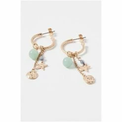 Oliver Bonas Natural Mini Hoop Earrings -Default Template 2 unnamed file 804