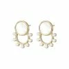 Oliver Bonas Lulu White Bobble Shell Stud Earrings -Default Template 2 unnamed file 805