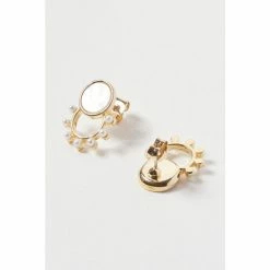Oliver Bonas Lulu White Bobble Shell Stud Earrings -Default Template 2 unnamed file 808