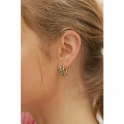 Oliver Bonas Multi Row Hoop Earrings -Default Template 2 unnamed file 83