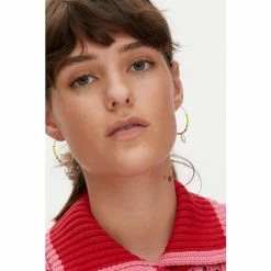 Oliver Bonas Yellow Skyla Seed Bead And Pearl Drop Hoop Earrings -Default Template 2 unnamed file 861