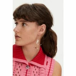 Oliver Bonas Rhea White Long Faux Pearls And Beads Drop Stud Earrings -Default Template 2 unnamed file 929