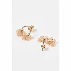 Oliver Bonas Pink Tehila Bead Cluster Ring Top Stud Earrings -Default Template 2 unnamed file 990